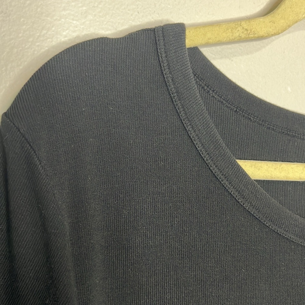 For Days Ribbed Knit black oversized tee size medium - Picture 5 of 10